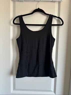 Frank & Oak Black Scoop Neck Tank Top